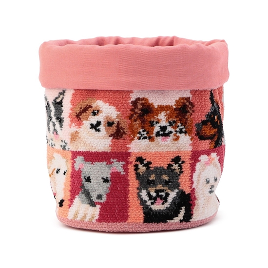 ルック!マイドッグ ファブリックバスケットS MDG-257077(WEB限定)