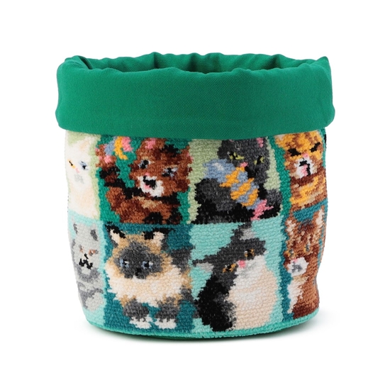 ルック!マイキャット ファブリックバスケットS MCT-257090(WEB限定)