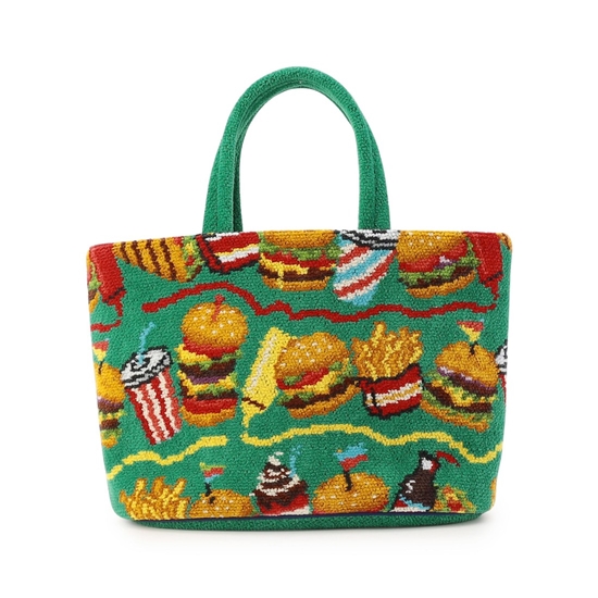 バーガーショップ 巾着付きバッグ L/BUR-257131(WEB限定)