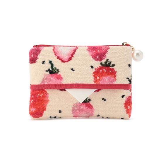 ストロベリードット ティッシュポーチ L/STD-257345