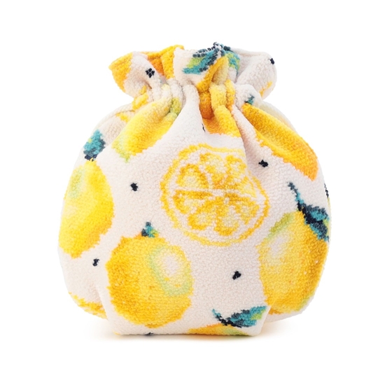 レモンドット 巾着 L/LDO-257349