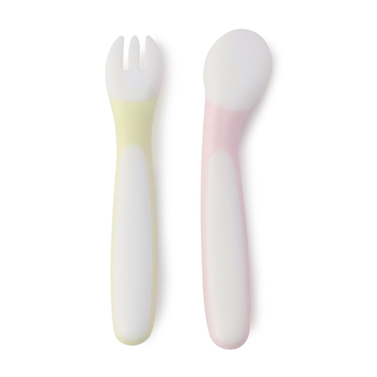 ハッピーポップニコ スプーン&フォークセット L/SKHPO-233108