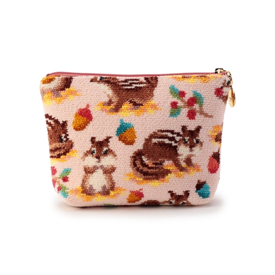 シマシマリス 舟型ポーチM L/SRS-243185