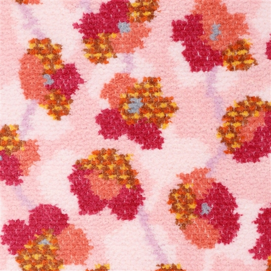 フラワーペタルチェック ハンカチ