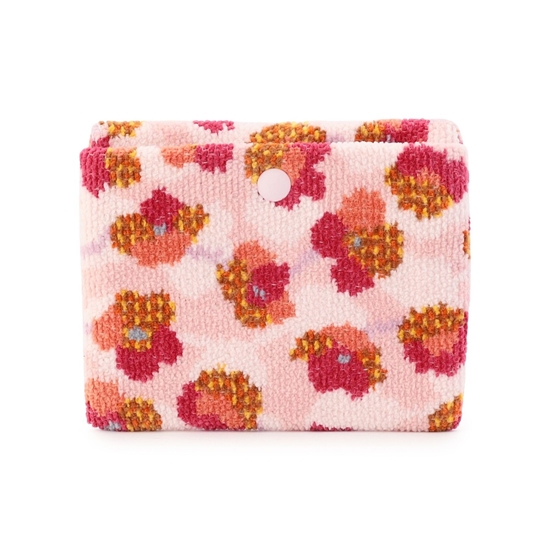 フラワーペタルチェック ティッシュポーチ L/FPC-257337