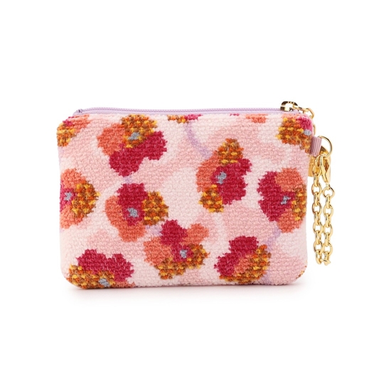 フラワーペタルチェック キー&カードポーチ L/FPC-257338