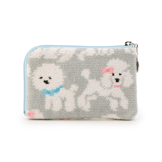 モフモフワンチャン L字ポーチ L/MWC-257362
