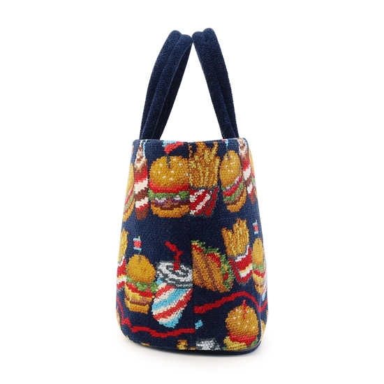 バーガーショップ 巾着付きバッグ L/BUR-257131