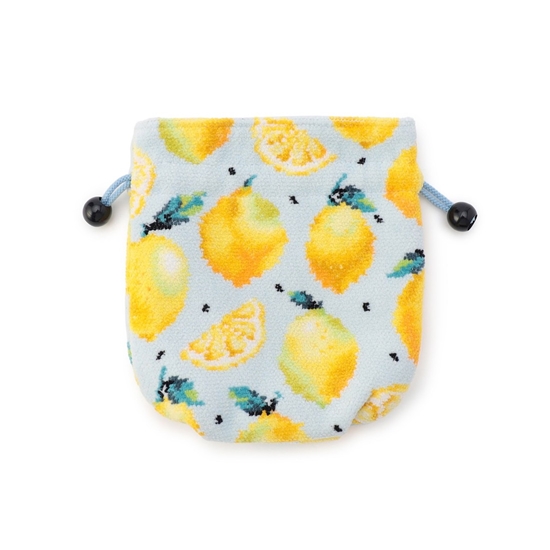 レモンドット 巾着 L/LDO-257349