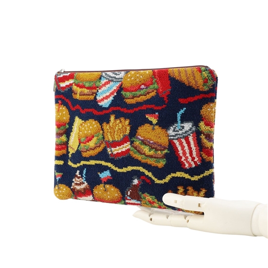 バーガーショップ フラットポーチM L/BUR-257128