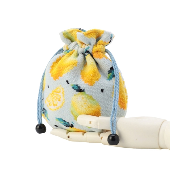 レモンドット 巾着 L/LDO-257349