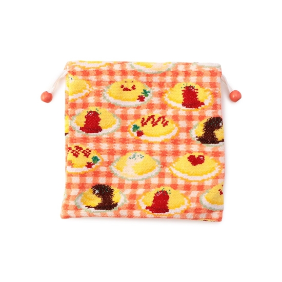 ハッピーオムライス 巾着 L/HOR-243071