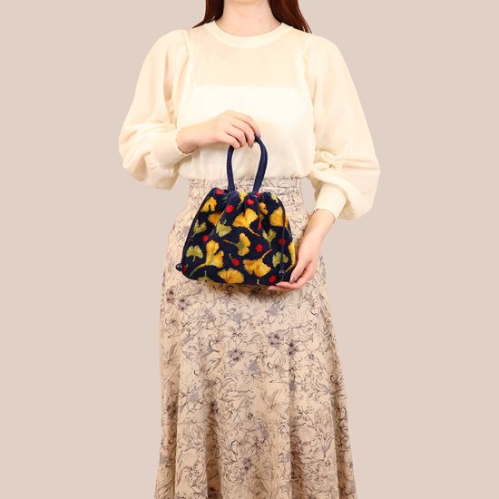 ギンコウツリー 手付き巾着 GIT-257263