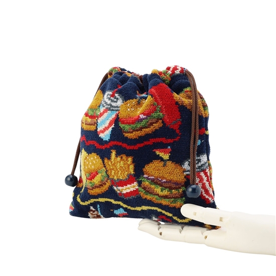 バーガーショップ 巾着 L/BUR-257127