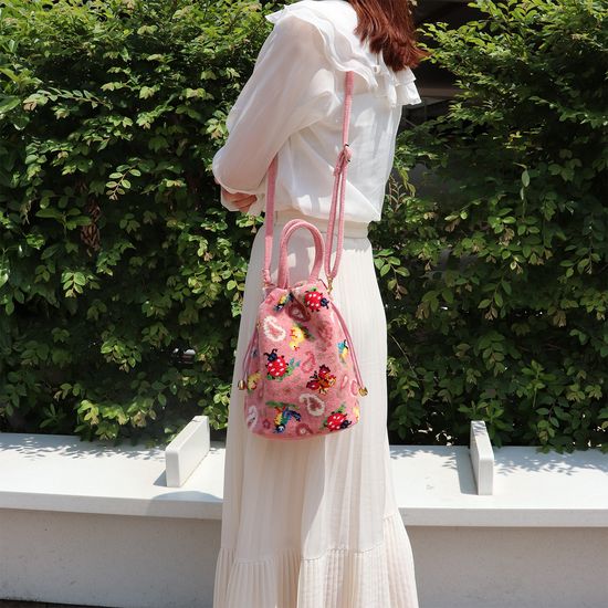 ハイジペイズリー 巾着ショルダーバッグ HPY-257008