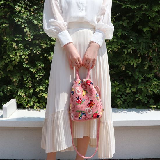 ハイジペイズリー 巾着ショルダーバッグ HPY-257008