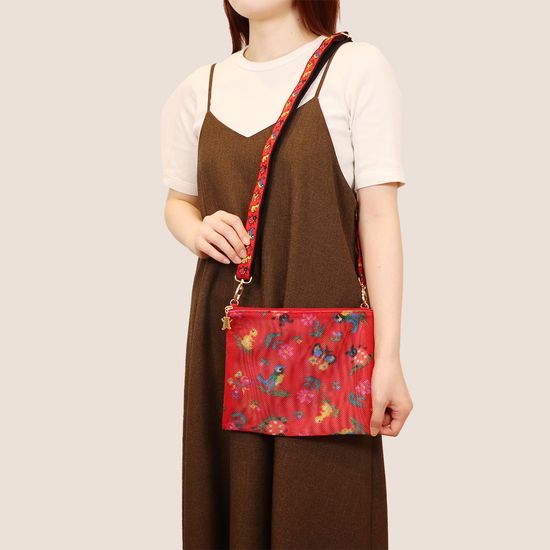 ハイジ Dカン付きメッシュポーチ HE-257416