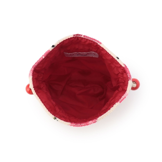 ストロベリードット 巾着 L/STD-257346