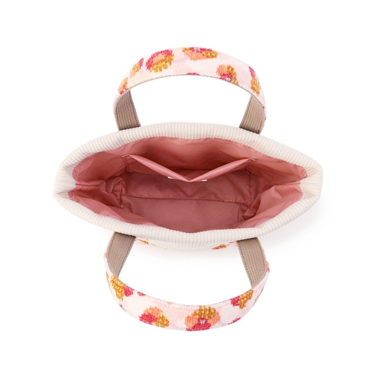 フラワーペタルチェック トートバッグ L/FPC-257343