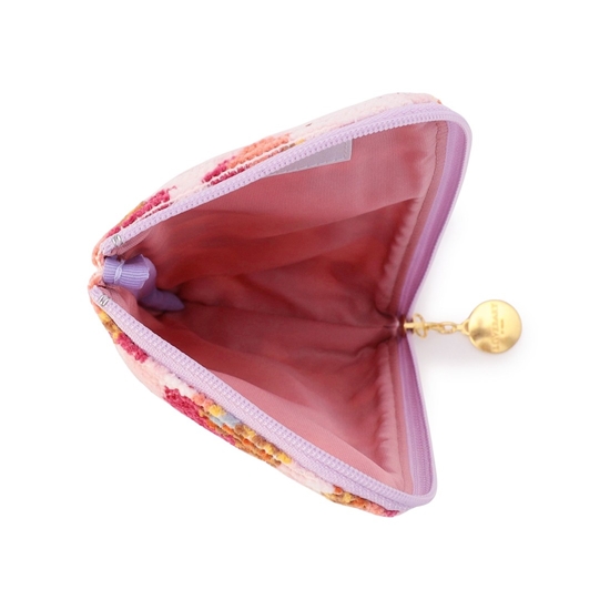 フラワーペタルチェック メガネポーチ L/FPC-257340