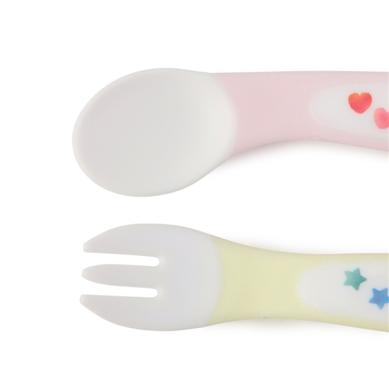 ハッピーポップニコ スプーン&フォークセット L/SKHPO-233108