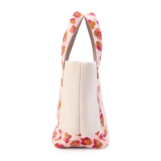 フラワーペタルチェック トートバッグ L/FPC-257343