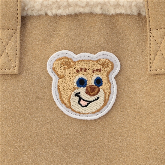 オールドテディ ワッペンボアトートバッグ L/OTE-257475