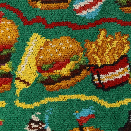 バーガーショップ 巾着付きバッグ L/BUR-257131(WEB限定)