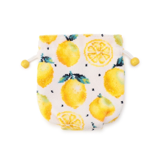 レモンドット 巾着 L/LDO-257349