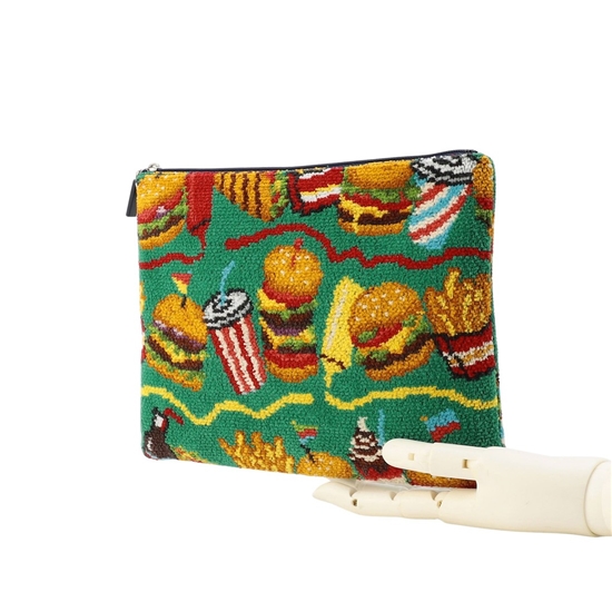 バーガーショップ フラットポーチM L/BUR-257128(WEB限定)