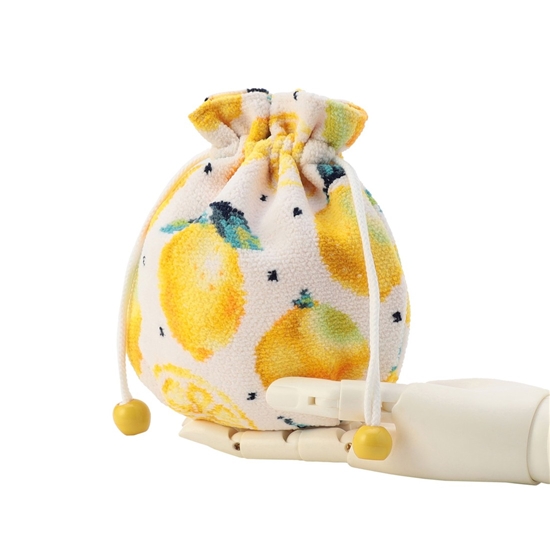 レモンドット 巾着 L/LDO-257349