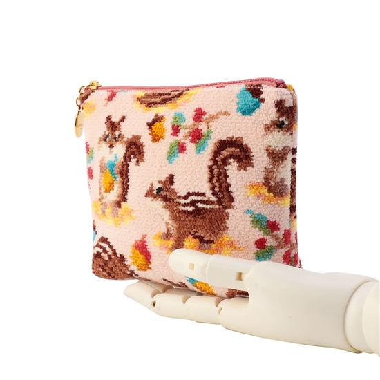 シマシマリス 舟型ポーチM L/SRS-243185