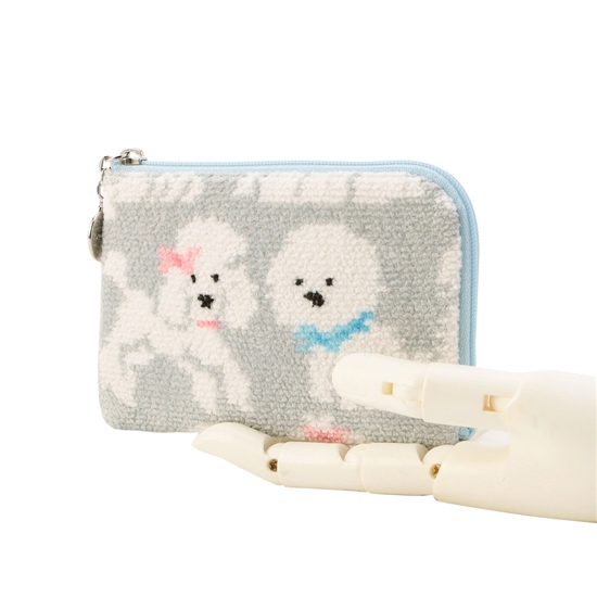モフモフワンチャン L字ポーチ L/MWC-257362