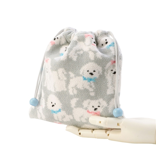 モフモフワンチャン 巾着 L/MWC-257366