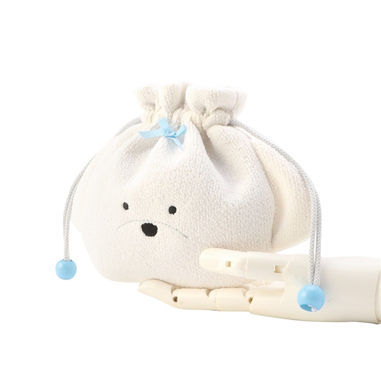 モフモフワンチャン マルチーズ巾着 L/MWC-257368