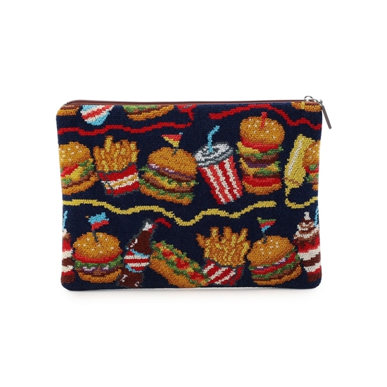 バーガーショップ フラットポーチM L/BUR-257128