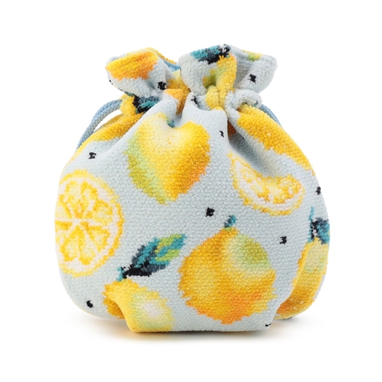 レモンドット 巾着 L/LDO-257349