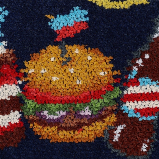 バーガーショップ ハンカチポーチ