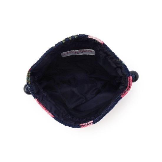 ストロベリードット 巾着 L/STD-257346