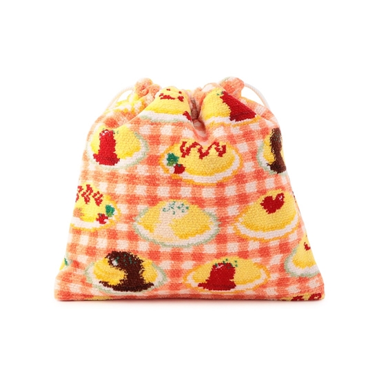 ハッピーオムライス 巾着 L/HOR-243071