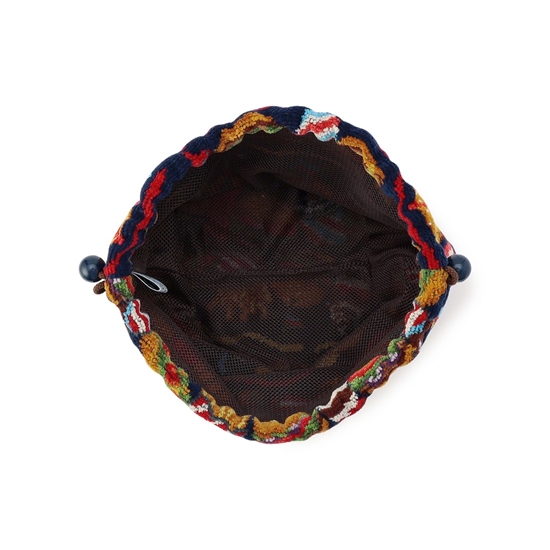 バーガーショップ マチ付き巾着 L/BUR-257129