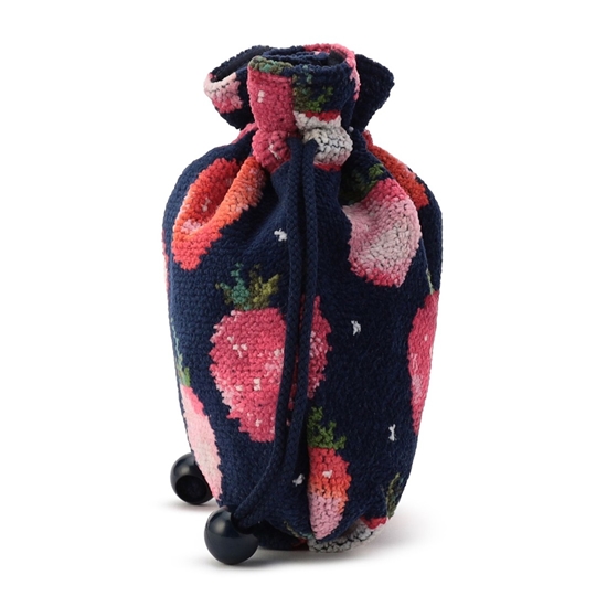 ストロベリードット 巾着 L/STD-257346