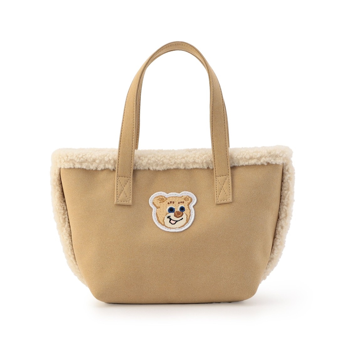 オールドテディ ワッペンボアトートバッグ L/OTE-257475