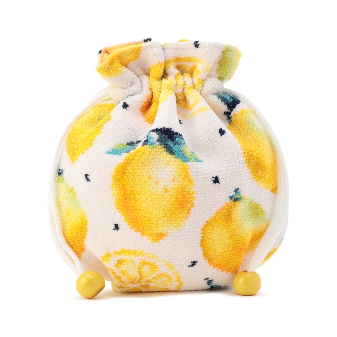 レモンドット 巾着 L/LDO-257349