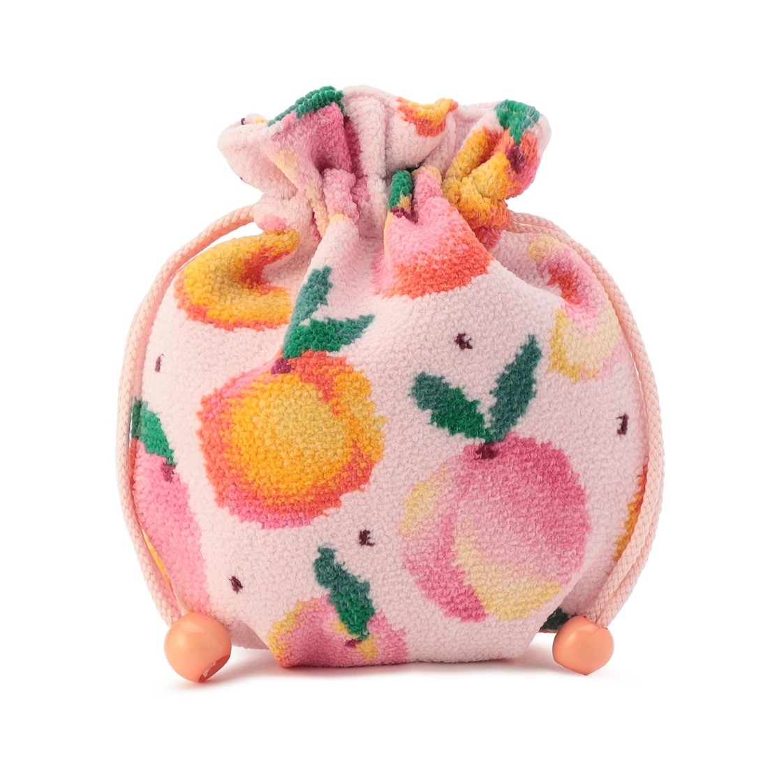 ピーチドット 巾着 L/PCD-257352(WEB限定)