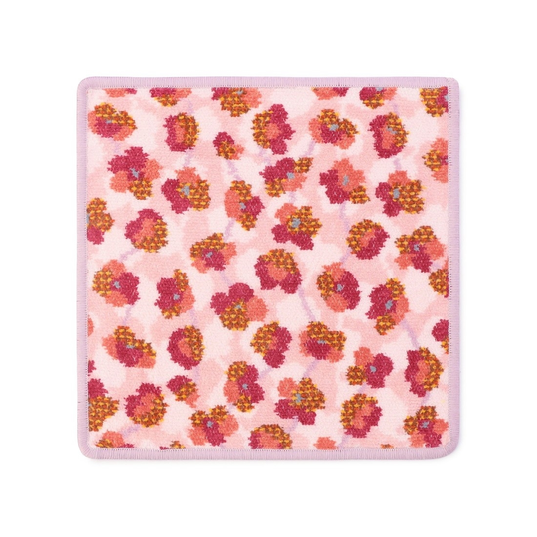 フラワーペタルチェック ハンカチ