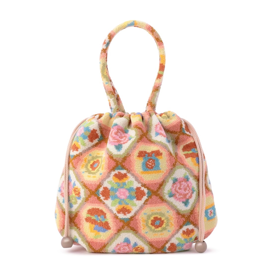 オトメチックタイル 巾着バッグ L/OMT-257329