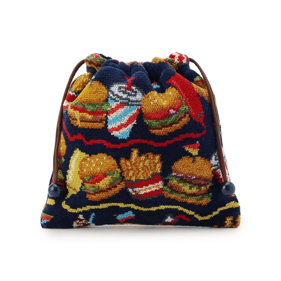 バーガーショップ 巾着 L/BUR-257127