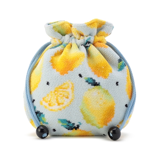 レモンドット 巾着 L/LDO-257349